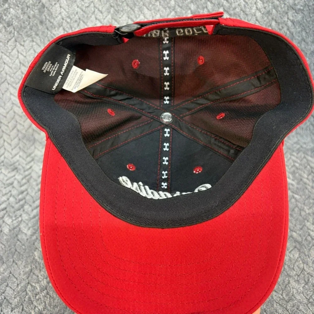 Under Armour Paradise Valley Junior Golf Adjustable Youth Red Hat